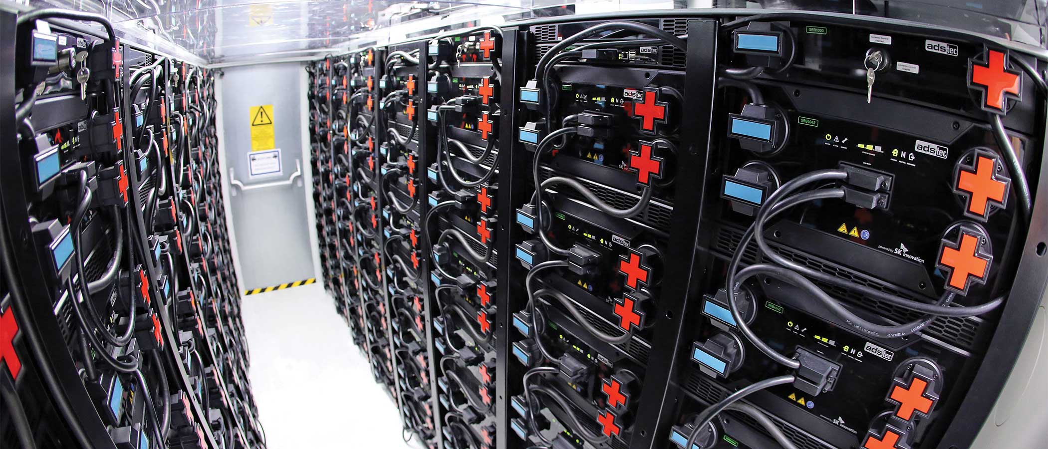 Energy storage facility at the Fraunhofer Institute in Magdeburg, Germany